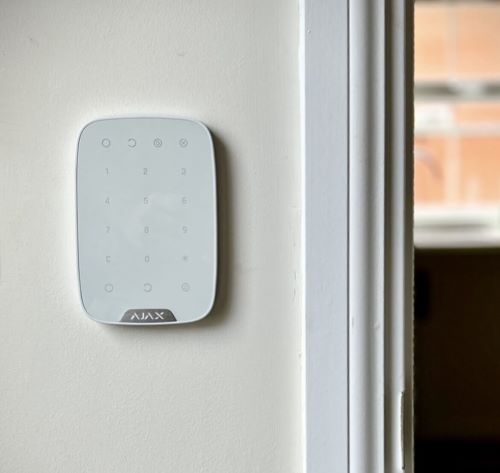 AJAX keypad Above Security Home Alarm Sheffield South Yorkshire